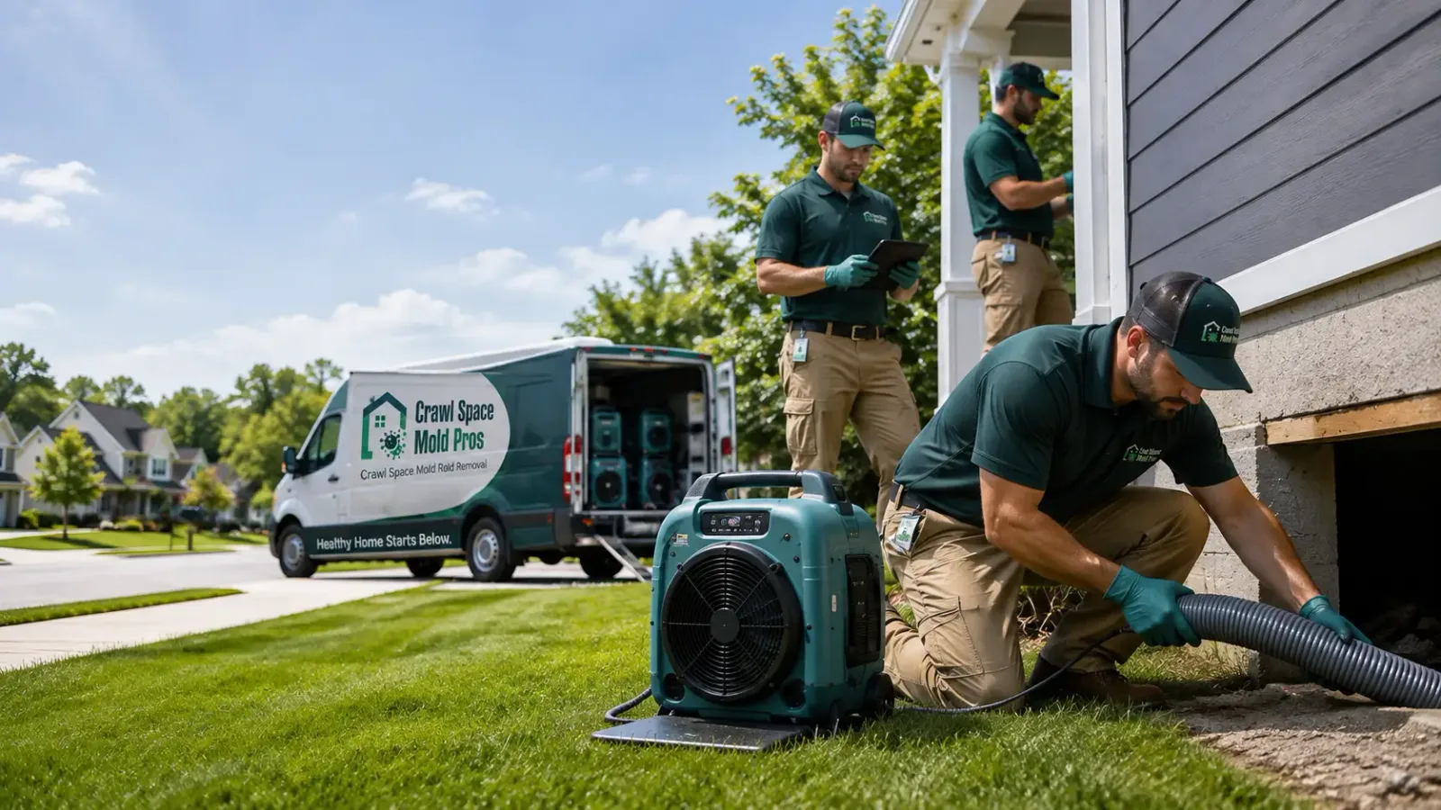 Crawl Space Mold Removal in Millstone Township, NJ